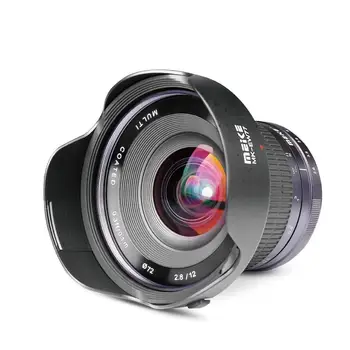MEKE 12mm f/2.8 Ultra Plataus Kampo Fiksuotas Objektyvas su Keičiamajame Gaubtas, skirtas Fujifilm Veidrodžio Fotoaparatas su APS-C