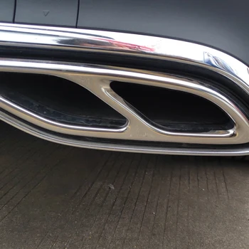 Mercedes-Benz 2019-2020 CLA C118 W118 Išmetimo Vamzdžio Uodega Padengti Apdaila Galinio Išmetimo Duslintuvo Gale Vamzdžio Apdaila Auto Dalys