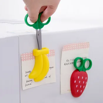 Mielas Šaldytuvas Magnetai Lipdukas Su Žirklėmis Cartoon Vaikų Saugos Popieriaus iškirpti Įrankis Morkų Šaldytuvas Pranešimą Lipdukas Namų Dekoro