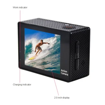 Mini laikmatis atsparus vandeniui HD povandeninių Veiksmų medžioklės Kamera, 1080P 2.0 colių Ekranas Nardymo 30M atsparus Vandeniui Mini vaizdo Kamera