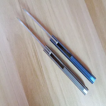 Mini Rašiklis kišenėje Sulankstomas peilis Vertas Aštrių S35VN Peiliukų Titano lydinio Rankena (kempingas, Lauko Taktinių Išgyvenimo medžioti EDC Įrankiai