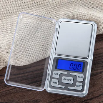Mini Tikslumo Skaitmeninės Elektronikos Kišenėje Masto Svorio LCD Gramas Papuošalų Svarstyklės Įrankis MAL999