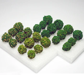 Miniatiūrinis modelis Krūmų Modeliavimas scena augmeniją, Kraštovaizdį, medis, medžiagos, karinių smėlio lentelė