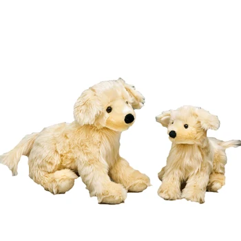 Modeliavimo Auksaspalvis Retriveris Šuo Įdaryti Žaislas Aukštos Kokybės Tikroviška Labradoro Šuo Pliušinis Žaislas Apkabinti Animacinių Filmų Gyvūnų Pagalvę Vaikams Dovanų