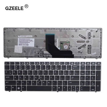 MUMS/RU klaviatūra HP ProBook 6560b 6565b 6570b už EliteBook 8560p 8570P 8560B Nešiojamas kompiuteris