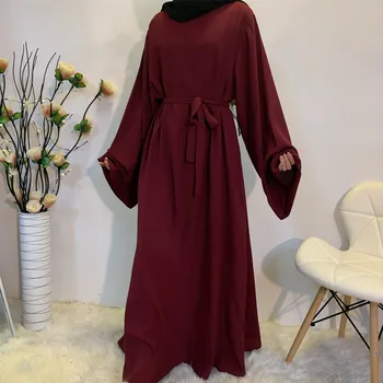 Musulmonų Mados Abayas Moterų Dubajus Abaja Turkija Maxi Suknelė, Hijab Islamas Drabužių Kaftan Caftan Marocain Skraiste Longue Femme