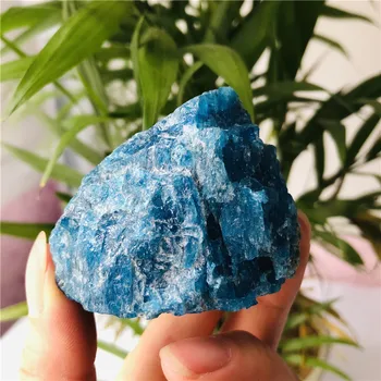 Mėlyna Žalia Apatite Krištolo Akmens Natūralių Neapdorotų Mineralinių Pavyzdys
