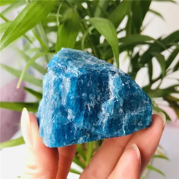 Mėlyna Žalia Apatite Krištolo Akmens Natūralių Neapdorotų Mineralinių Pavyzdys
