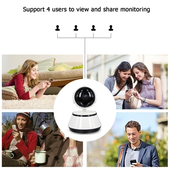 Namų Vaizdo Kamera 720P HD Wi-fi IP Kamera, Wireless APP Kontroliuoti Saugumo IR Naktinio Matymo vaizdo Kamera Namų Baby Vyresnio amžiaus Stebėti