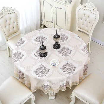 Namų ūkio high-end apvalios staltiesės, audiniai Europos stiliaus staltiesė