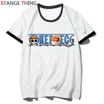 Naujas Gabalas Luffy Harajuku Juokingi Marškinėliai Vyrams/moterims Japonų Anime T-shirt Mados Marškinėlius trumpomis Rankovėmis Viršuje Tees Vyrų/moterų