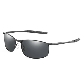 Naujas Klasikinis Poliarizuoti Akiniai nuo saulės Vyrams, Prekės Dizainas Aikštėje Vairavimo akinius Metalo UV400 Sunglass Atspalvių gafas de sol hombre