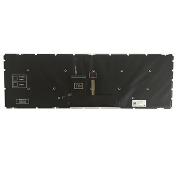 Naujas MUS klaviatūrą skirtą Toshiba Satellite Spindulys P55W P55W-B P55W-B5224 P55W-B5220 P55W-B5318 juoda MUMS nešiojamojo kompiuterio klaviatūra su Apšvietimu