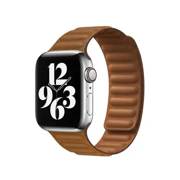 Naujas Odos link kilpos diržas, apple watch band 44mm 40mm iWatch serijos 6 SE 5 4 3 2 1 watchbands apyrankę 42mm 38mm Rankogaliai