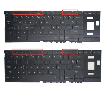 Naujas Originalus Laptop/notebook Klaviatūros Asus ROG zephyrus GX501 GX501V GX501VI GX501VS GTX1060 JK, JAV, ES Apšvietimas