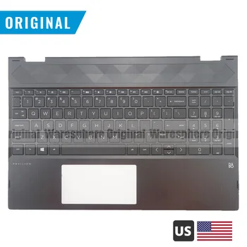 Naujas Originalus Palmrest HP X360 15-CR 15T-CR000 15-15-cr0000TU didžiąsias su Klaviatūra ir LCD Galinį Dangtelį Apačioje Bazės L20848-001