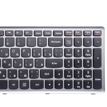 Naujas rusijos RU Klaviatūra LENOVO Z710 U510 Nešiojamojo kompiuterio Klaviatūra su karkasu