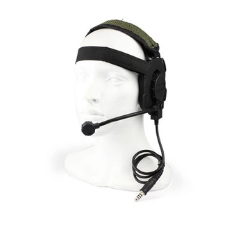Naujas Stilius Karinis Taktinis Rankų Galvos nešioti Ausines CS Žaidimai Medžioklės Airsoft Ausinių Naudoti su TR