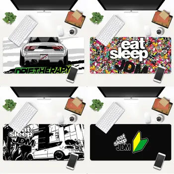 Naujo Dizaino automobilį, valgyti, miegoti JDM Unikalų Darbalaukio Trinkelėmis Žaidimo Kilimėlis Žaidimų Pelės Mygtukai Dideli Deak Kilimėlis 700x300mm už overwatch/cs go