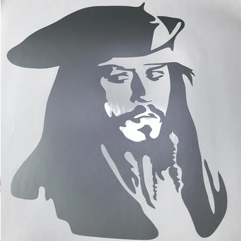 Nemokamas pristatymas 1piece Jack Sparrow Karibų jūros Piratai pikapas lango lipdukas