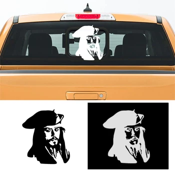 Nemokamas pristatymas 1piece Jack Sparrow Karibų jūros Piratai pikapas lango lipdukas