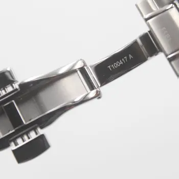 Nerūdijančio plieno dirželis T100417A T100430A žiūrėti apyrankę kietas apyrankę 20mm vyrų watchband už T100417