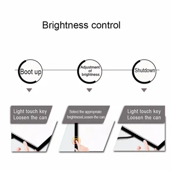 Nešiojamų A3 LED Šviesos Trinkelėmis, Lauke Piešimo Kopijuoti Valdybos Parengti Grafika Tablet Stalo Padas Skydelio Mygtukai Kopijuoti Lenta su Ryškumo reguliavimas