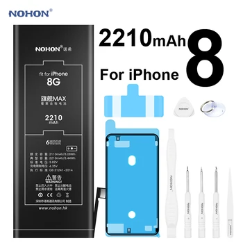 Nohon Bateriją, Skirta iPhone 8 iPhone8 2110mAh-2210mAh Didelės Talpos Li-polimero Bateria 
