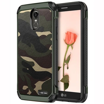 NTSPACE Kamufliažas Telefoną Atveju LG G5 G6 G7 Armijos Camo Camo Minkštos TPU atsparus smūgiams Šarvai Galinio Dangtelio LG V10 V20 V30 K10