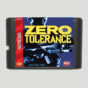 Nulinės Tolerancijos 16 bitų MD Žaidimo Kortelės Sega Mega Drive Genesis