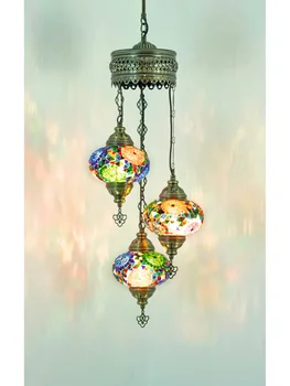 Nuostabi turkijos Liustra mozaikos kabinti Maroko derliaus priedai veltiniams, lempų gaubtų, stiklo lubų šviesos
