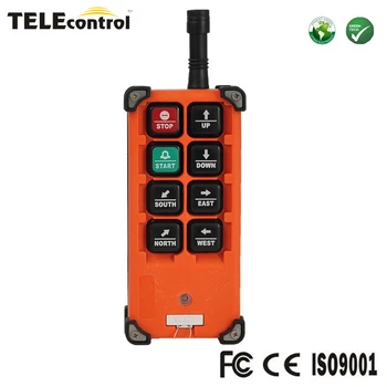 Nuotolinio valdymo Telecrane suderinama 6 kanalo vieną speedF21-E1B pramonės belaidžio radijo nuotolinio valdymo pulteliu