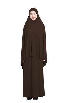 Oficialus Musulmonų Maldos Drabužių Rinkiniai Moterims Suknelė, Hijab Islamo Drabužių Dubajus Turkija Namaz Ilgai Malda Musulman Jurken Abaja Kimono