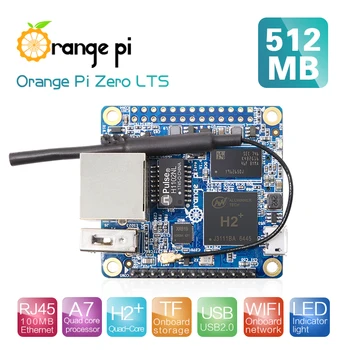 Oranžinė Pi Nulio LTS H2+ Quad Core Atviro kodo 512 MB