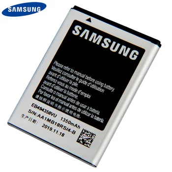 Originalaus Telefono Baterija EB494358VU Samsung Galaxy Ace S5830 S5660 S7250D S5670 i569 Įkrovimo Baterija (akumuliatorius 1350mAh