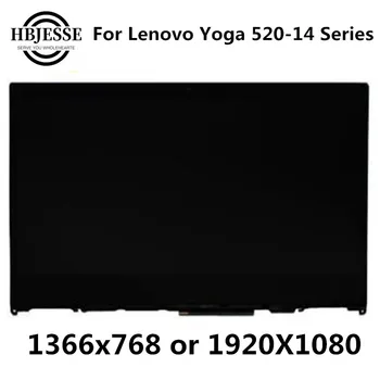 Originalus Lenovo Jogos 520-14 520-14ikb 80X8 80YM Laptop LCD Screen+Touch 
