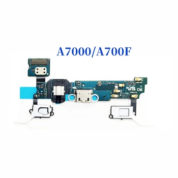 Originalus Samsung Galaxy A700F A7000 USB Įkrovimo lizdas Flex Kabelis A710F A7100 A710S A710M USB Įkroviklio Jungtį A7 m.