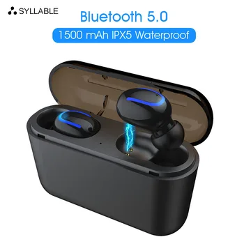 Originalus SKIEMUO HBQ-Q32 TWS Bluetooth V5.0 mini Belaidė Sporto ausinės, skirtos 
