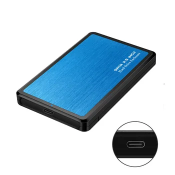 OULLX 2.5 colių C Tipo USB3.1 Sata HDD SSD Atveju Paramos 2TB UASP Protokolo Kietojo Disko Gaubtas, Aliuminio Medžiagos be Įrankių