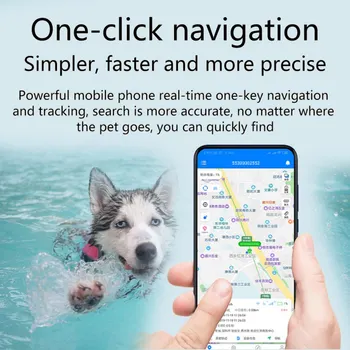 Pet Šuo, Katė, atsparus Vandeniui GPS Locator Tracker Sekimo Anti-Lost Prietaisas