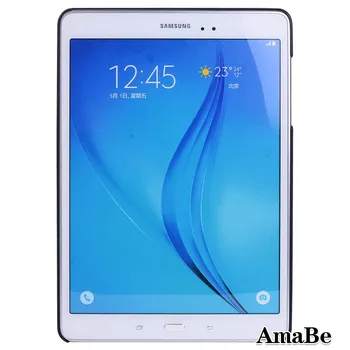 Plunksnų Modelis Case For Samsung Galaxy Tab T550 T555 SM-T550 SM-T555 9.7 Colių Tablet Atveju, Plastikas kietas lukštas, Atveju Padengti