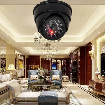 Pranešk apie netikrą Dome Manekeno CCTV Kameros testeris Netikrą Saugumo Camera Dome Klastotės VAIZDO Stebėjimo Kamera su Mirksi Raudonas LED