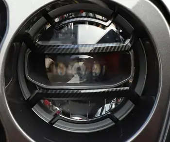 Priekinių Žibintų Padengti Jeep Wrangler JL 2018 2019 Gladiatorių JT 2020 Galvos Šviesos Lempų Gaubtų Apdaila Lipdukas Automobilių Reikmenys