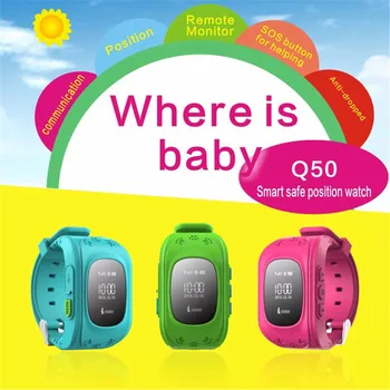 Q50 Vaikai Smart Žiūrėti GPS+LBS 