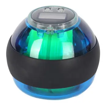 Riešo Kamuolys Naujovė Nešiojamų AutoStart PVC LED Pramoga Biuro Atsipalaiduoti Dėmesio Rankos Raumenų Exerciser Spalvinga Giroskopas Powerball