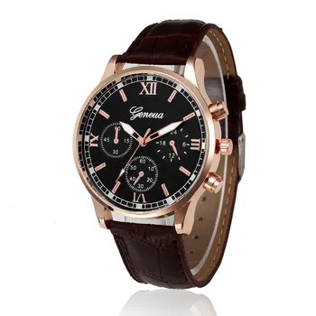 Rolexable Laikrodžius zegarek meski Retro Dizainas Odos Juosta Analoginis Lydinio Kvarco Riešo Žiūrėti reloj hombre часы мужские A80
