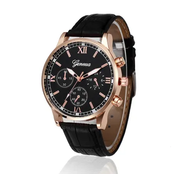 Rolexable Laikrodžius zegarek meski Retro Dizainas Odos Juosta Analoginis Lydinio Kvarco Riešo Žiūrėti reloj hombre часы мужские A80