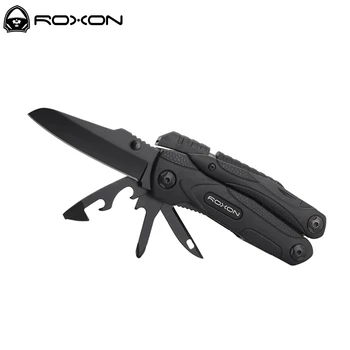 ROXON Multitool Lankstymo Replės, Peilis CM1349 14 1 lauko išgyvenimo peiliai, kelių įrankiai medžioklės stovyklavimo įranga edc Whisle