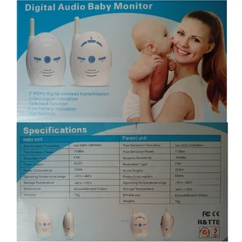 S3003 Baba Eletronica Audio Baby Monitor 2.4 GHz Skaitmeninis Nešiojamas Stebėti Kūdikio Domofonas Wireless Baby Monitor Walkie Talkie
