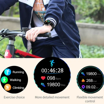 SENBONO S80 Vyrų Smart Žiūrėti Fitness Tracker Širdies ritmo Miego daugiafunkcinė Sporto IP67 atsparus Vandeniui 2020 Smartwatch 